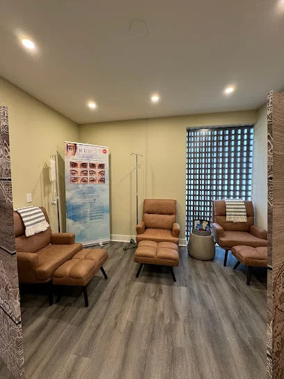 Hydration Market: Weight loss, Spray tanning, Men's health & Testosterone HRT, Infrared Sauna, IV therapy, Botox and fillers logo