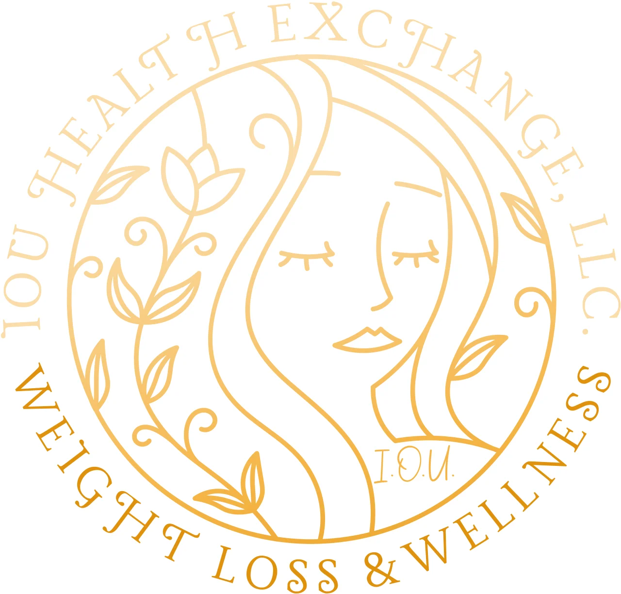 IOU Health Exchange, LLC. Weight Loss and Wellness logo